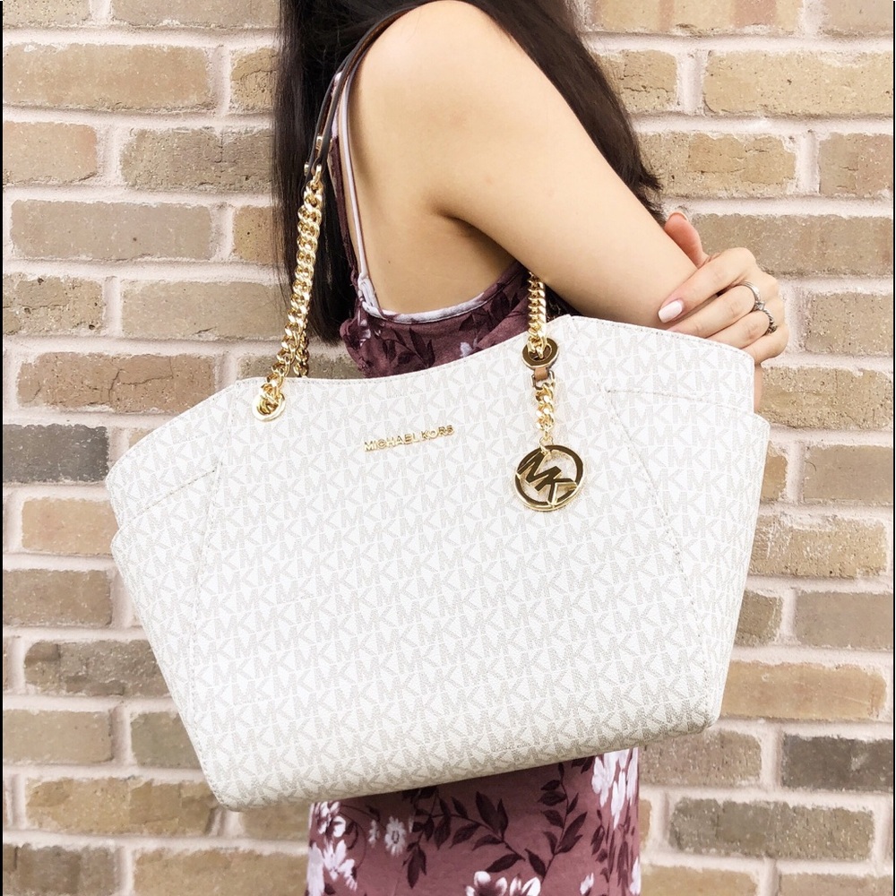 Gaby’sBags👜💕- NWT Michael Kors Bag Vanilla - Picture 2 of 8
